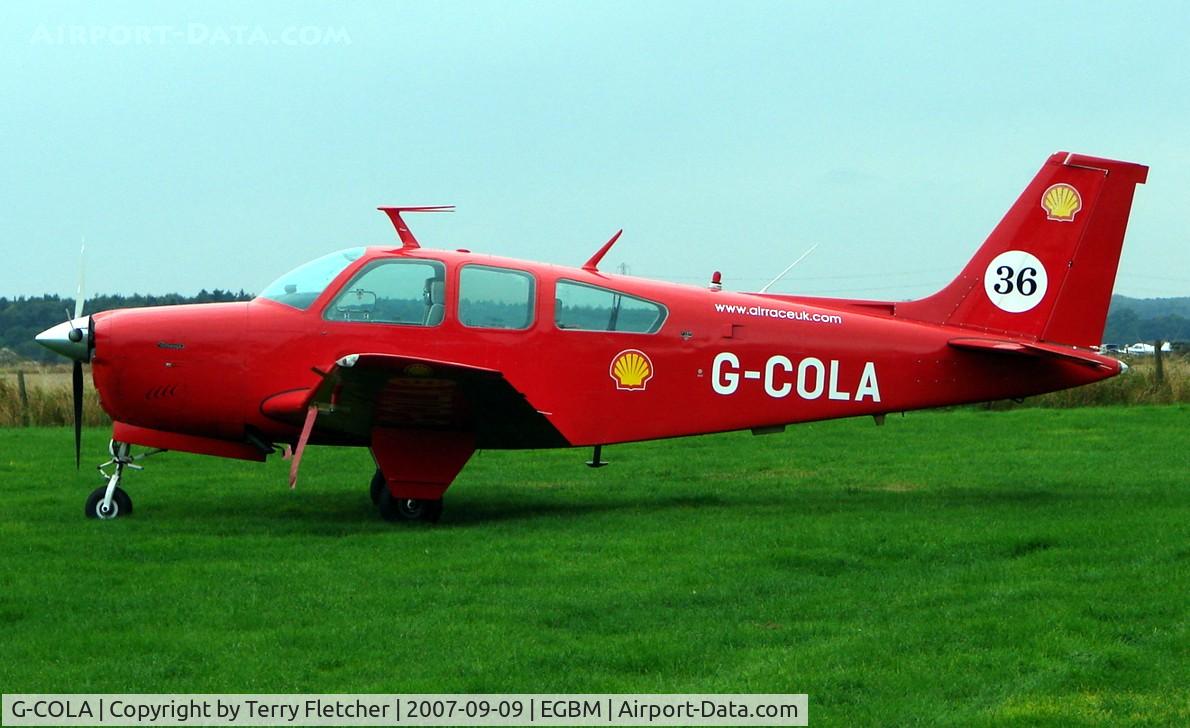 G-COLA, 1978 Beech F33C Bonanza C/N CJ-137, Beech F33C