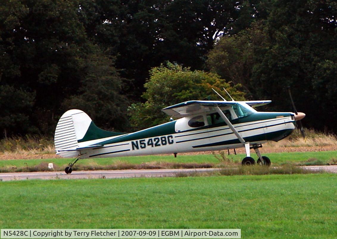 N5428C, 1950 Cessna 170 C/N 19462, Veteran Cessna 170