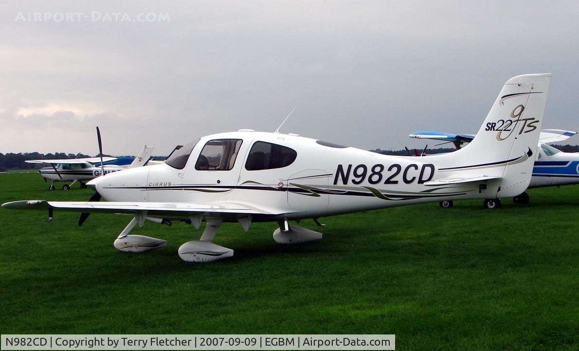 N982CD, 2006 Cirrus SR22 GTS C/N 1853, Cirrus SR22