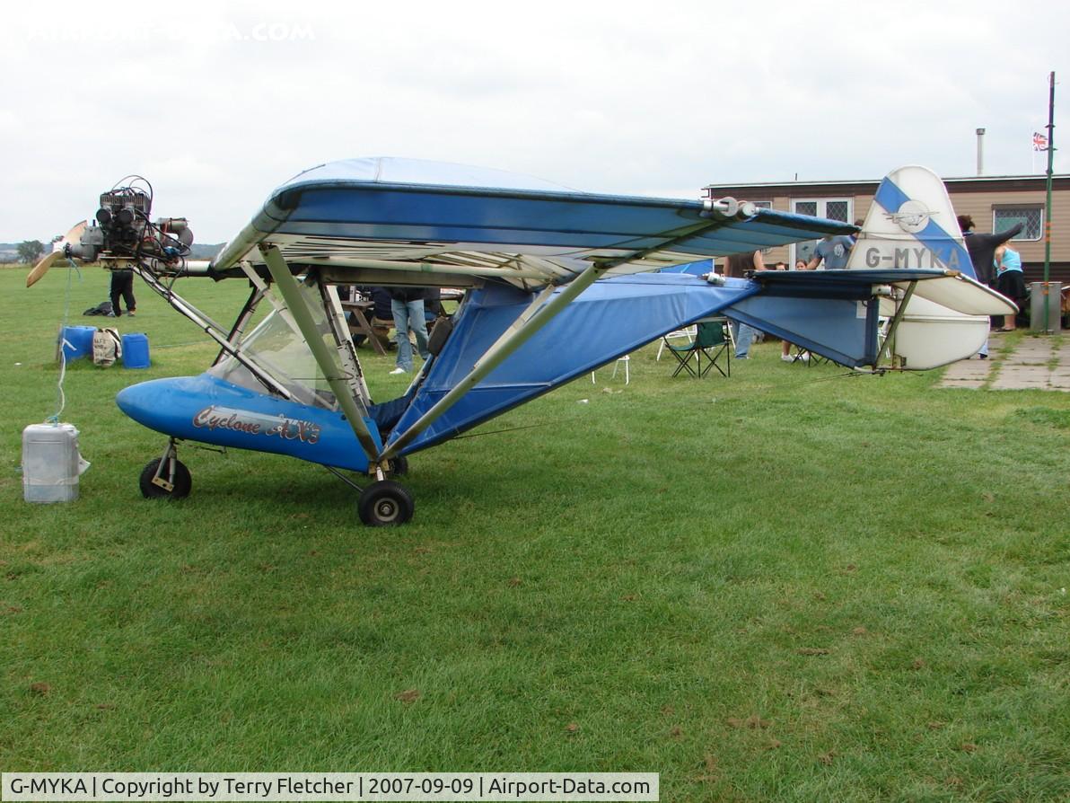 G-MYKA, 1993 Cyclone Airsports AX3/503 C/N C 3013086, Otherton Microlight Fly-in Staffordshire , UK