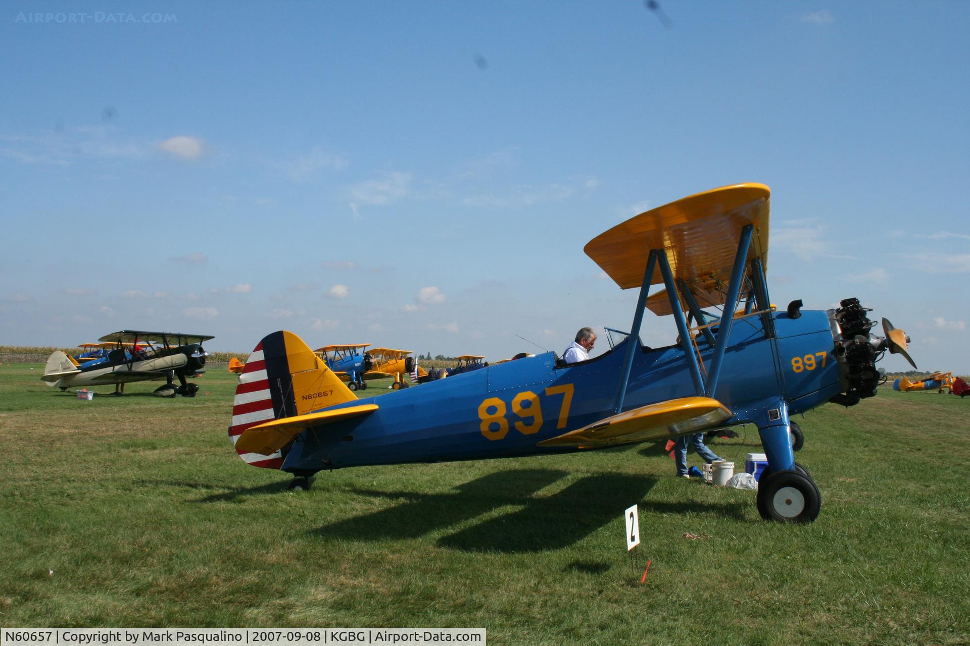 N60657, 1941 Boeing A75N1(PT17) C/N 75-897, Stearman
