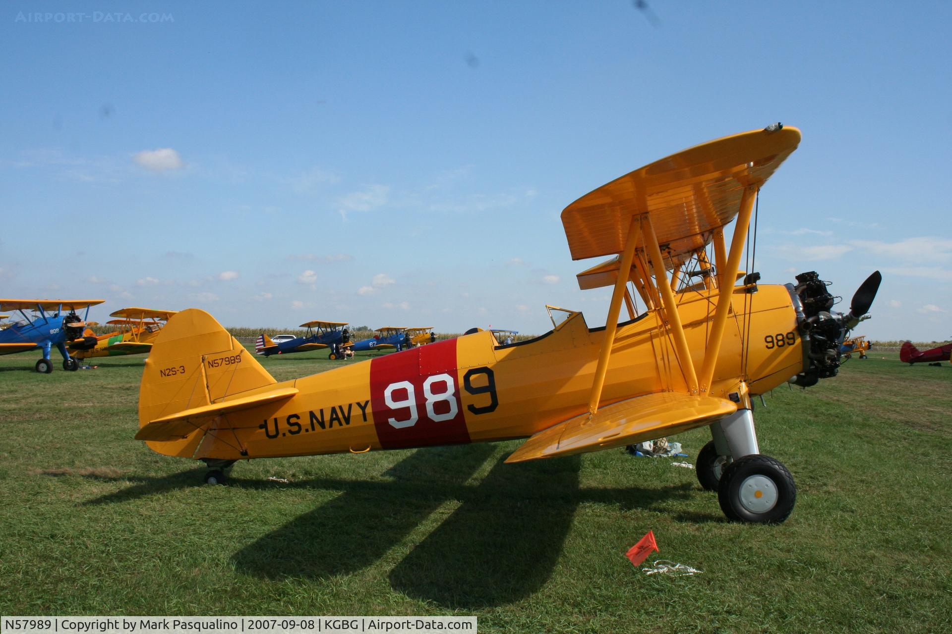 N57989, Boeing A75N1(PT17) C/N 75-3729, Stearman
