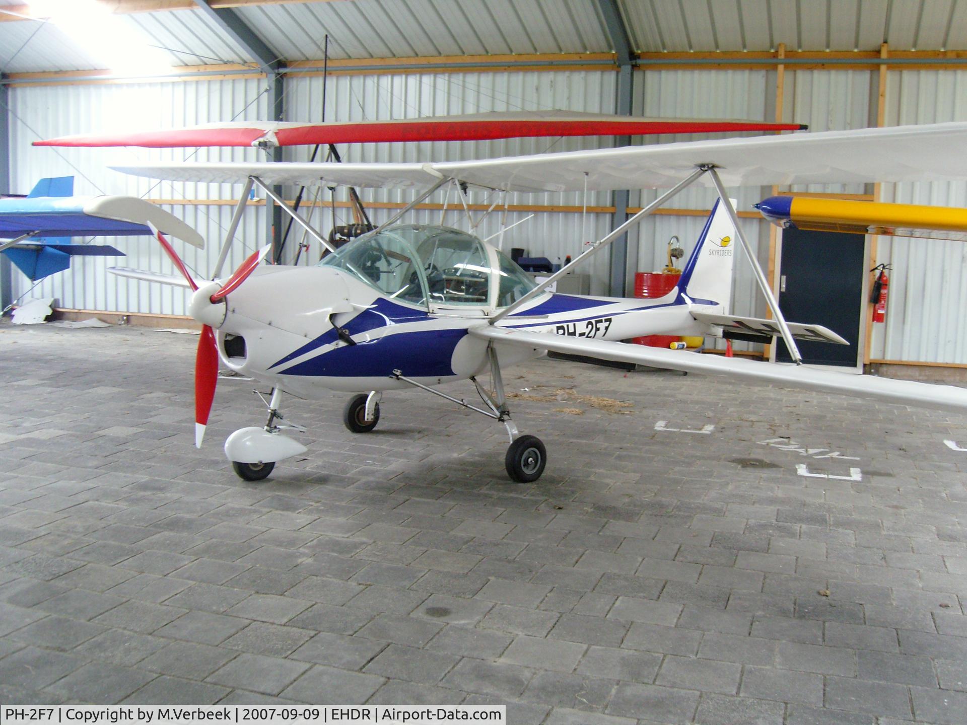 PH-2F7, 1992 Aviasud Mistral C/N 154, PH-2F7 Drachten airport NL  EHDR