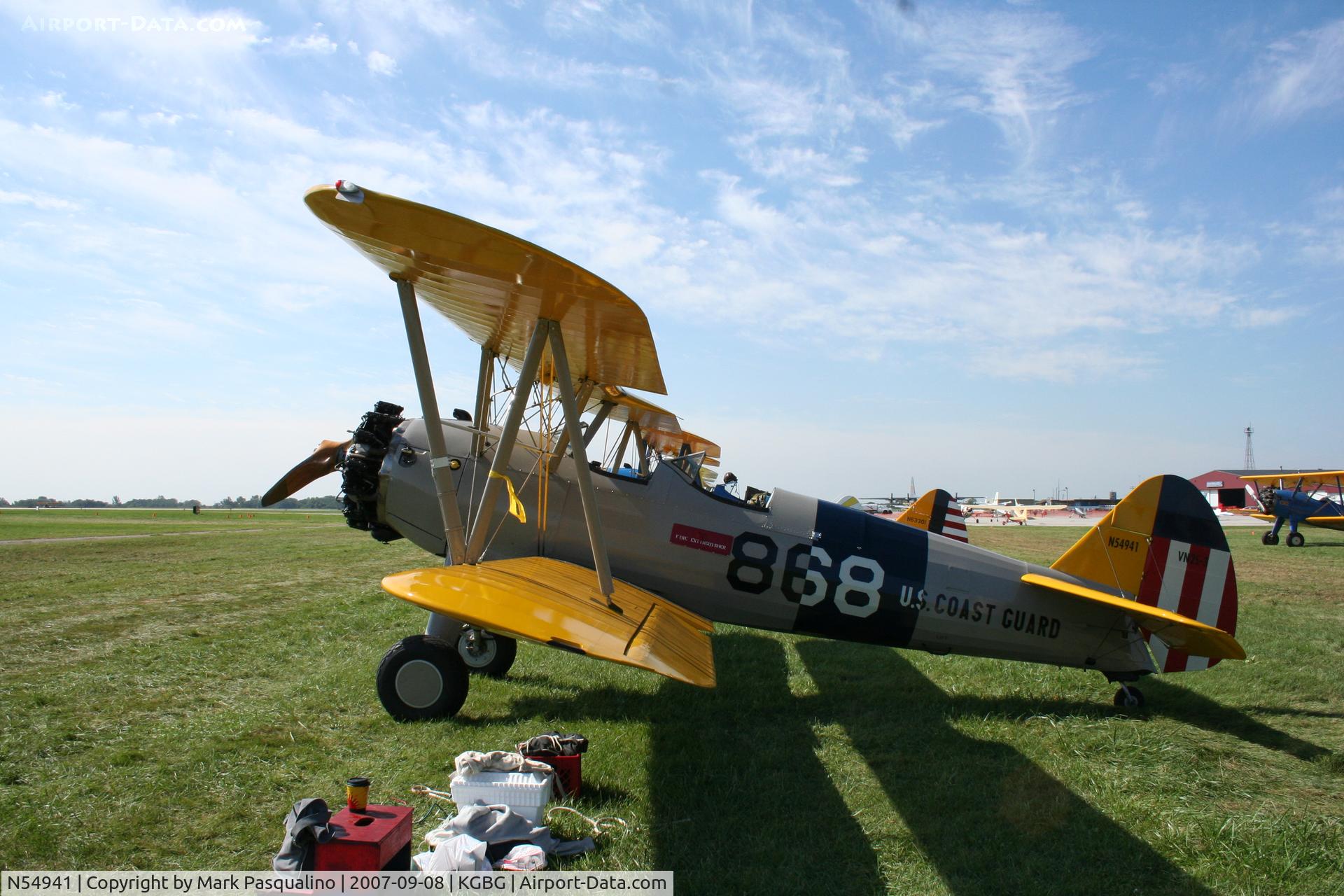 N54941, 1941 Boeing A75N1(PT17) C/N 752705, Stearman