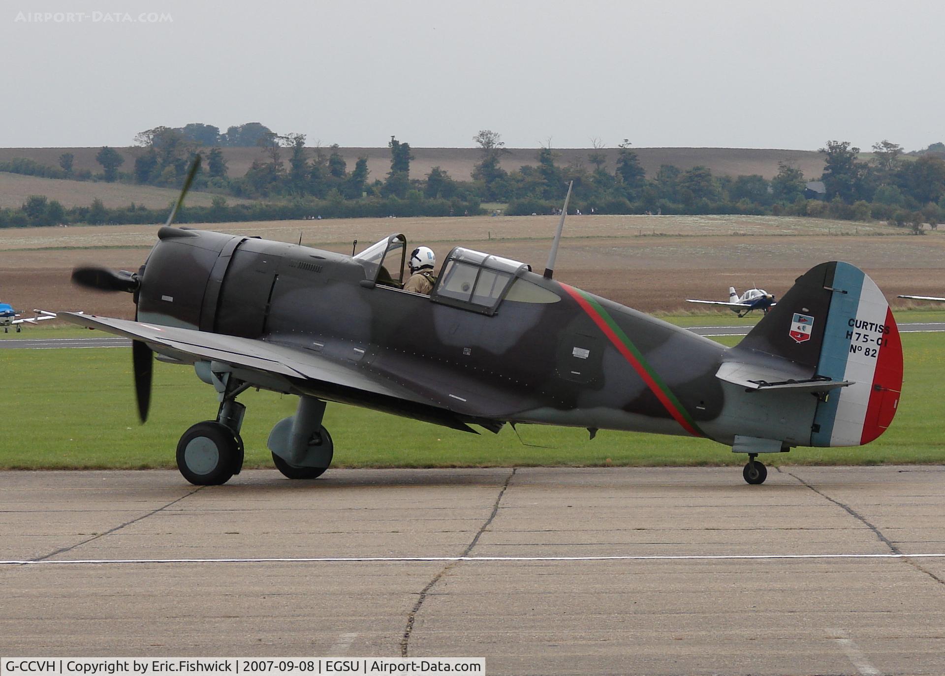 G-CCVH, 1939 Curtiss H-75A-1 C/N 12881, 1. The Hawk at Duxford September Airshow