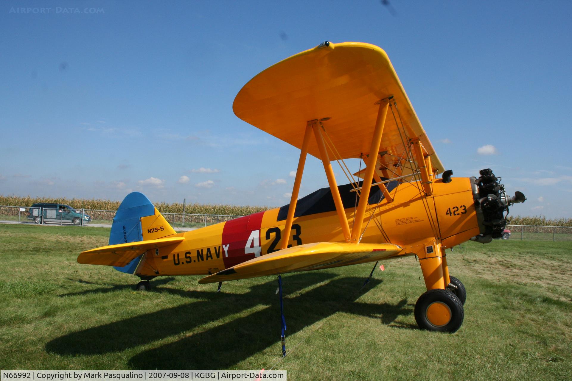 N66992, 1940 Boeing B75N1 C/N 75-1289, Stearman
