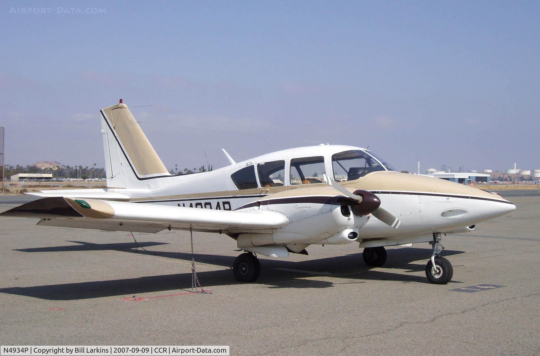 N4934P, 1963 Piper PA-23-235 Apache C/N 27-527, Visitor