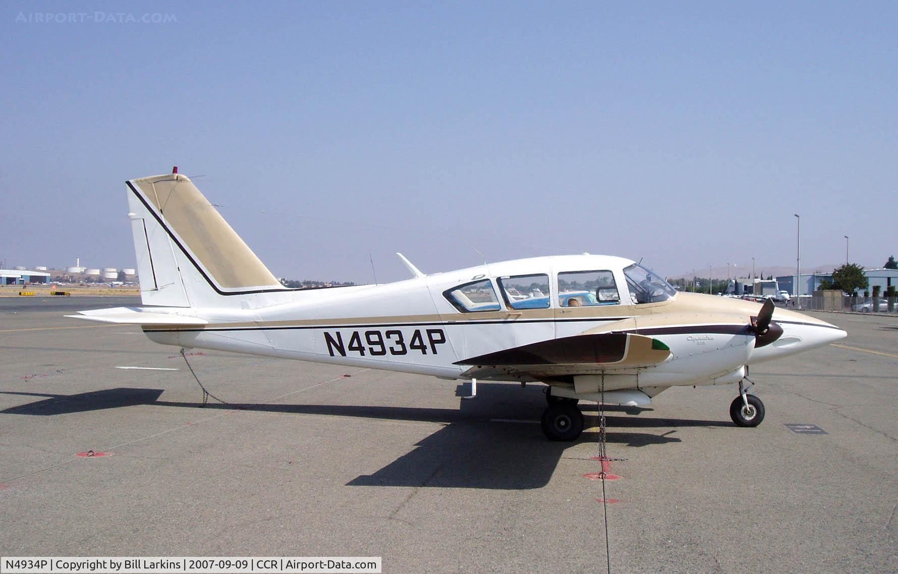 N4934P, 1963 Piper PA-23-235 Apache C/N 27-527, Visitor