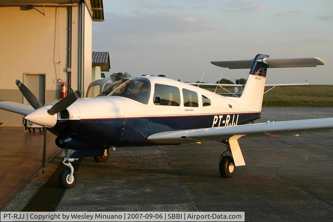 PT-RJJ, 1981 Embraer EMB-711ST Corisco II turbo C/N 81-711340, @ SBBI