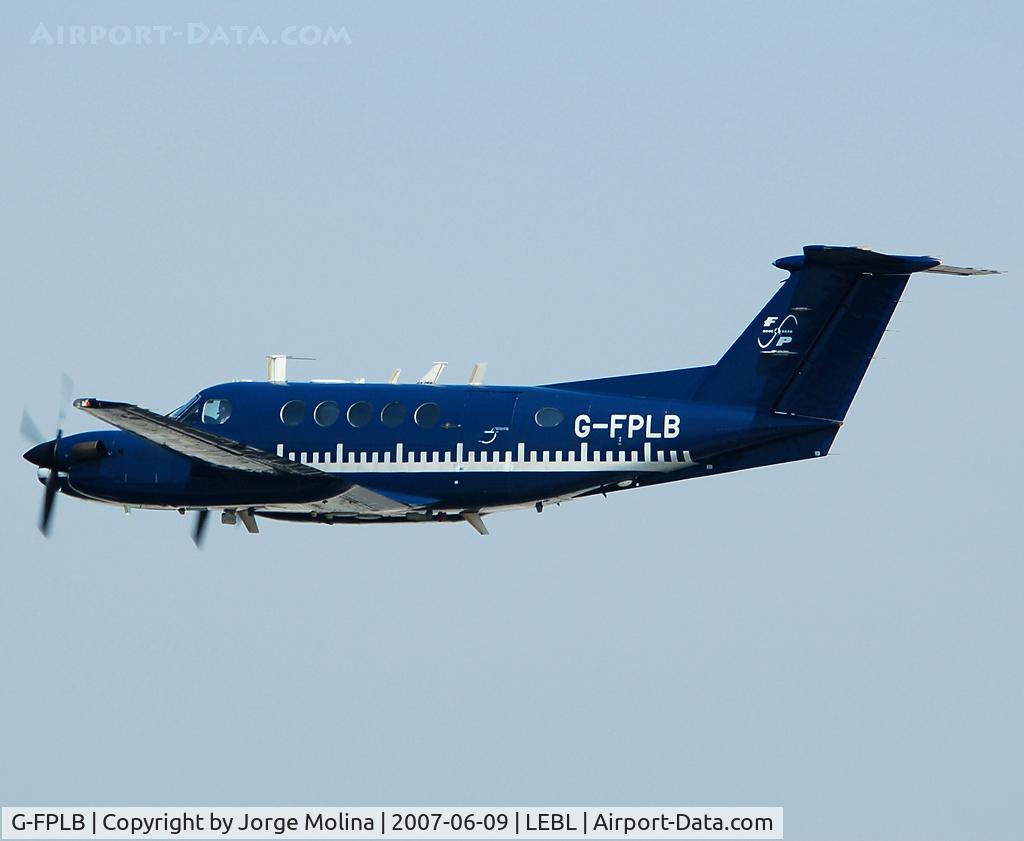 G-FPLB, 1982 Beech 200 Super King Air C/N BB-1048, Approach fast to calibrating ILS RWY 25R.