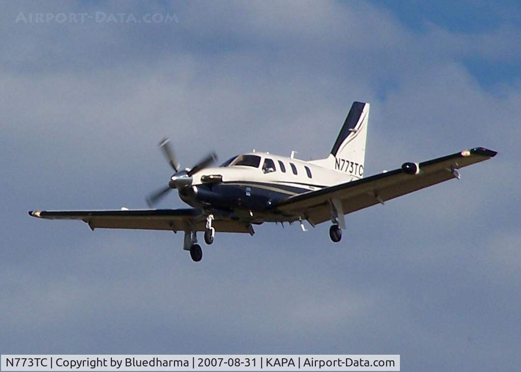 N773TC, 2005 Socata TBM-700 C/N 312, Approach to 17L
