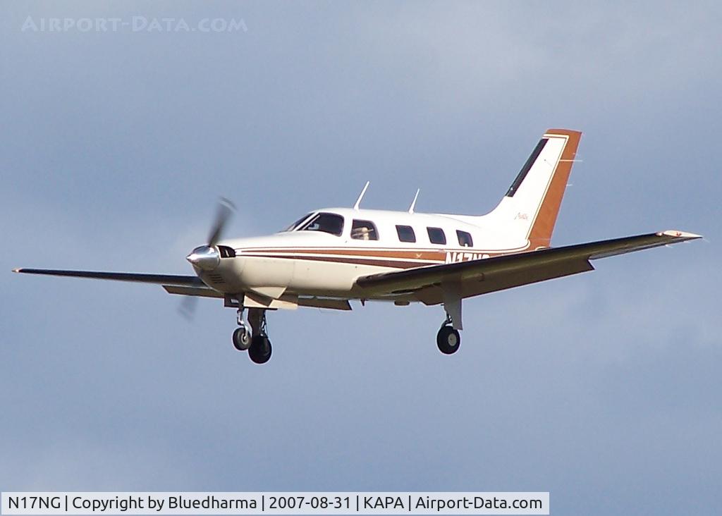 N17NG, 1987 Piper PA-46-310P Malibu C/N 4608074, Approach to 17L