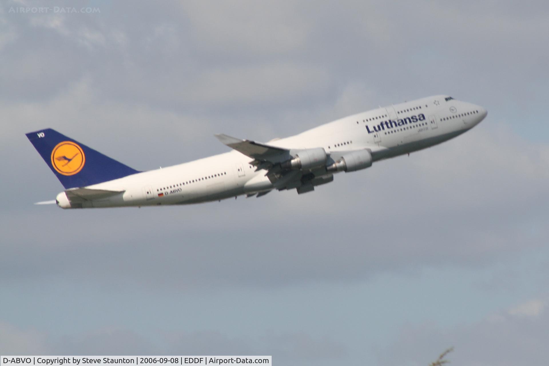 D-ABVO, 1996 Boeing 747-430 C/N 28086, Taken at Frankfurt September 2006