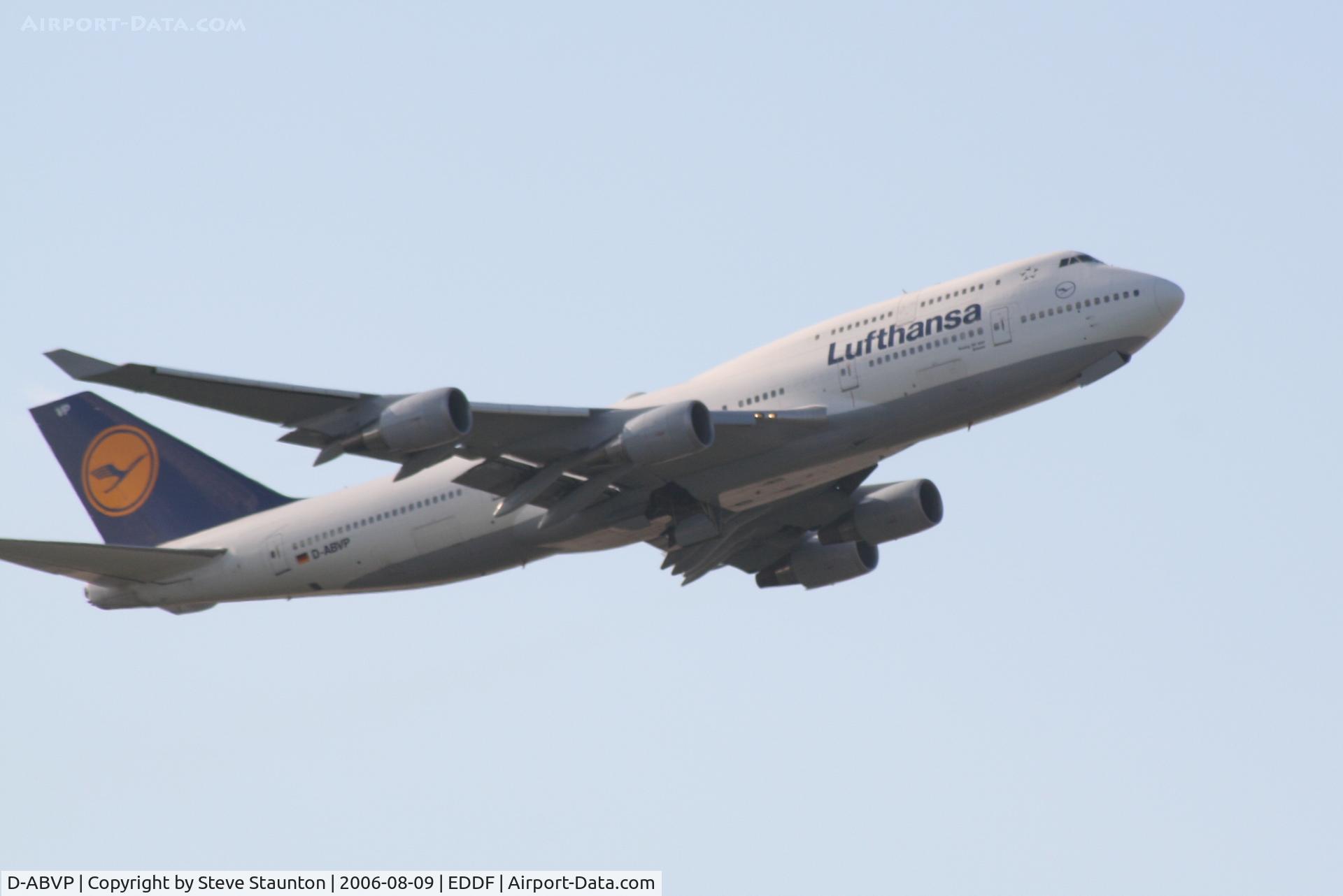 D-ABVP, 1997 Boeing 747-430 C/N 28284, Taken at Frankfurt September 2006
