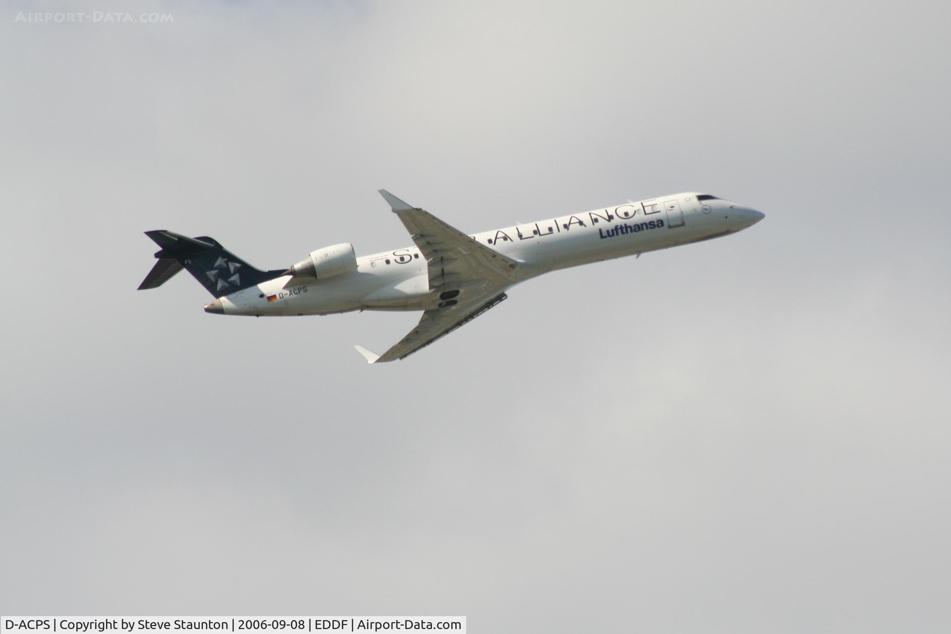 D-ACPS, 2003 Canadair CRJ-700 (CL-600-2C10) Regional Jet C/N 10100, Taken at Frankfurt September 2006