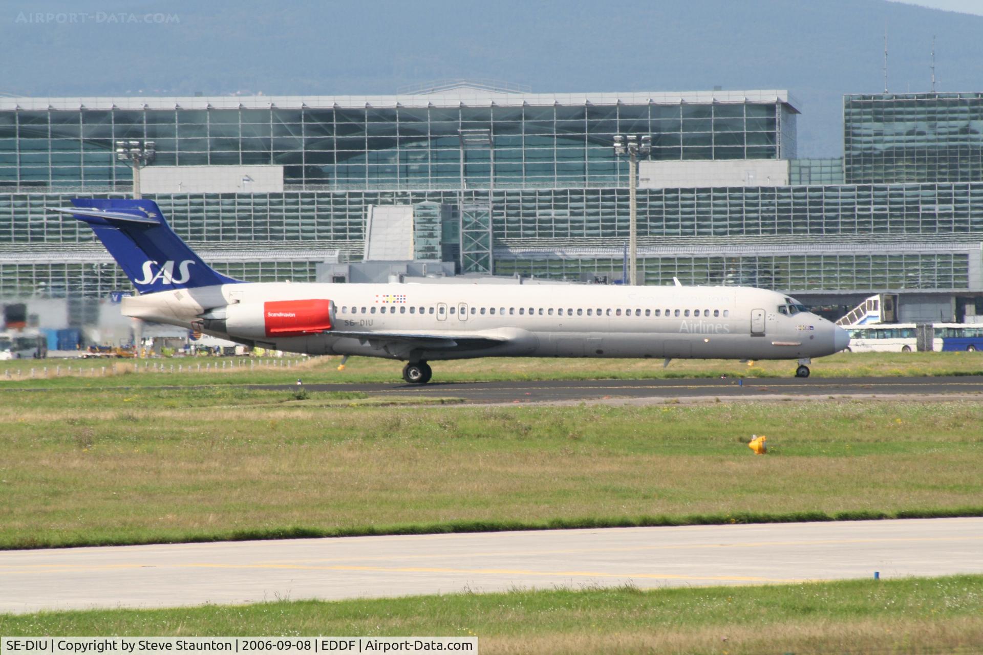 SE-DIU, 1991 McDonnell Douglas MD-87 (DC-9-87) C/N 53011, Taken at Frankfurt September 2006