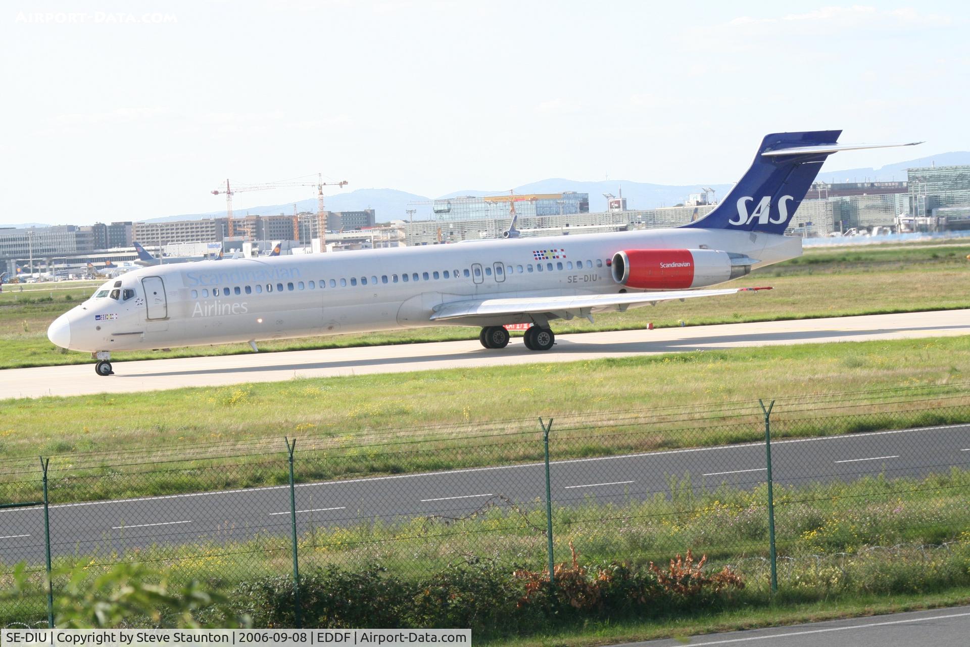 SE-DIU, 1991 McDonnell Douglas MD-87 (DC-9-87) C/N 53011, Taken at Frankfurt September 2006