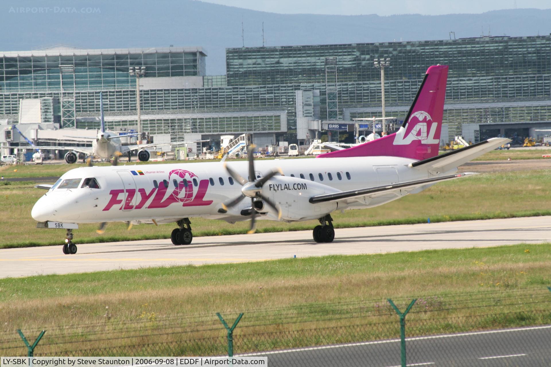 LY-SBK, 1996 Saab 2000 C/N 2000-035, Taken at Frankfurt September 2006