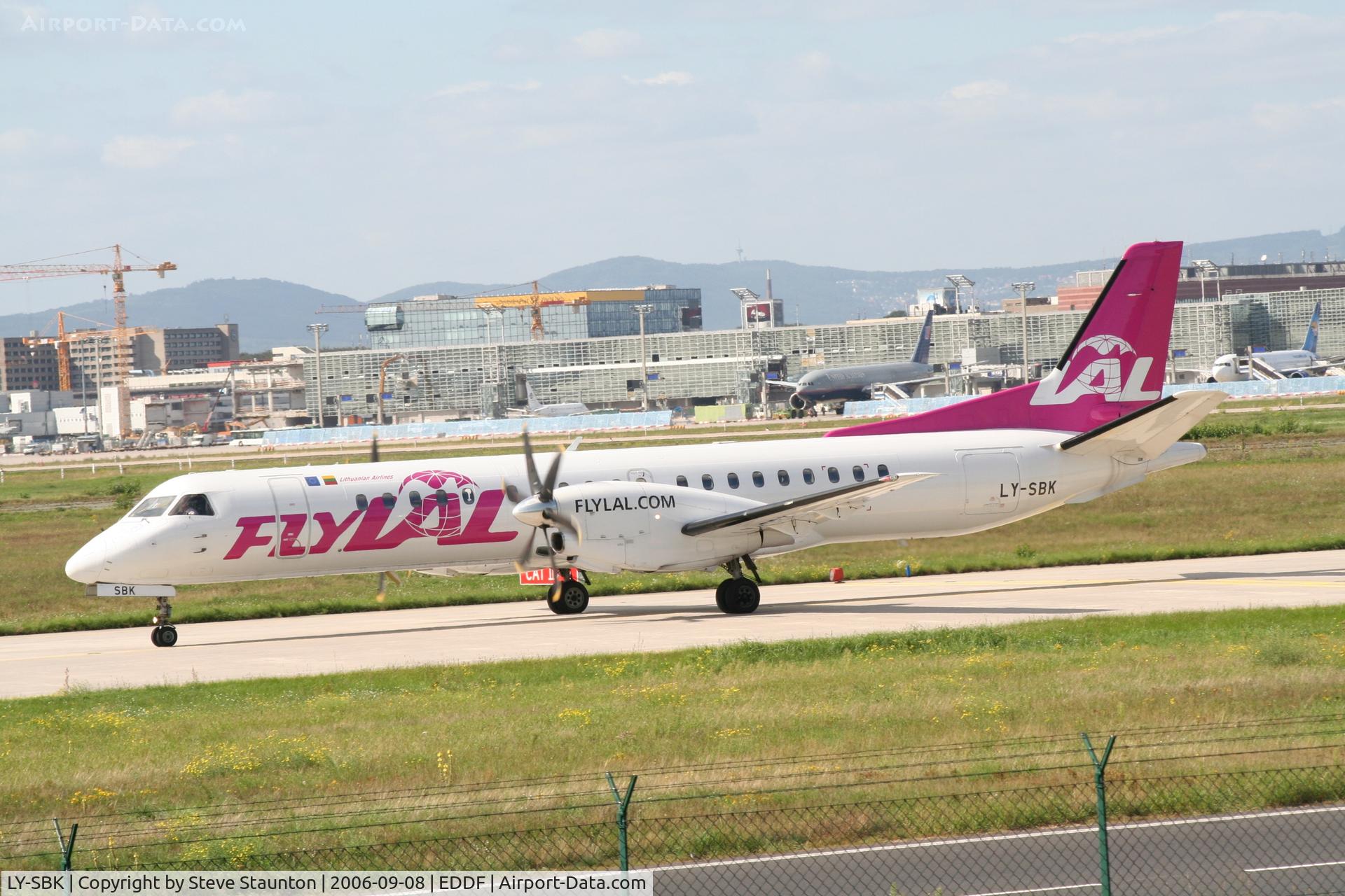 LY-SBK, 1996 Saab 2000 C/N 2000-035, Taken at Frankfurt September 2006