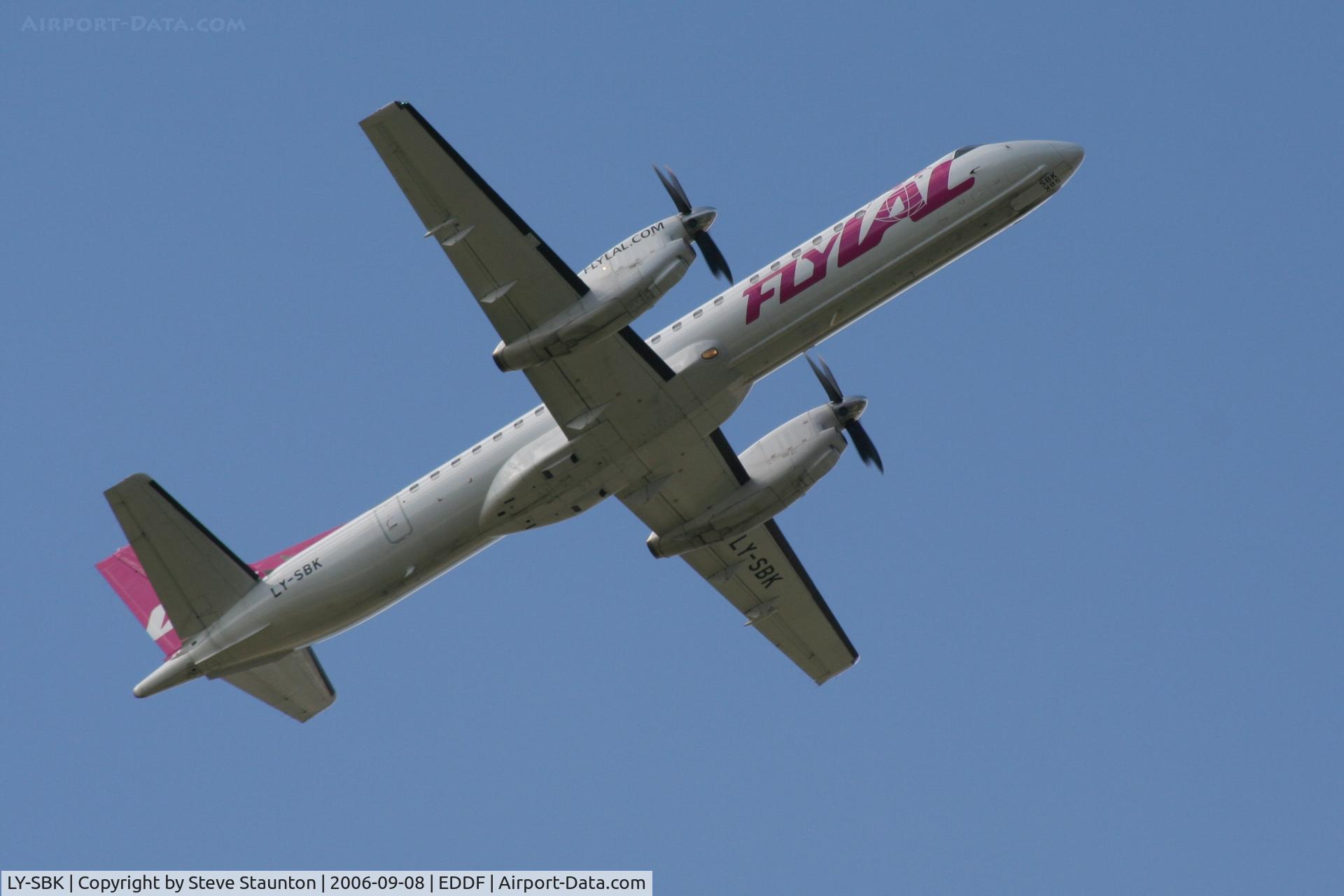 LY-SBK, 1996 Saab 2000 C/N 2000-035, Taken at Frankfurt September 2006