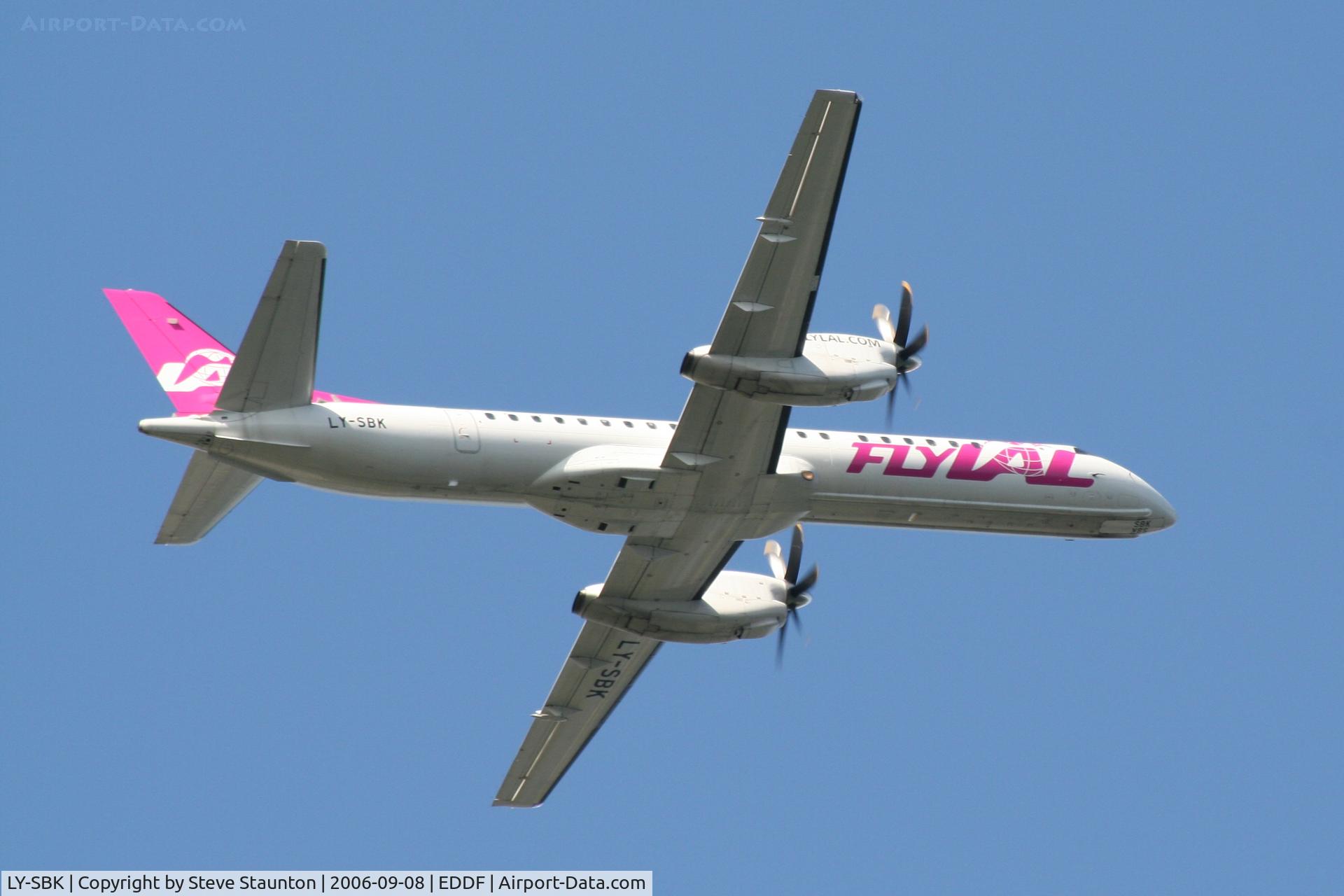 LY-SBK, 1996 Saab 2000 C/N 2000-035, Taken at Frankfurt September 2006