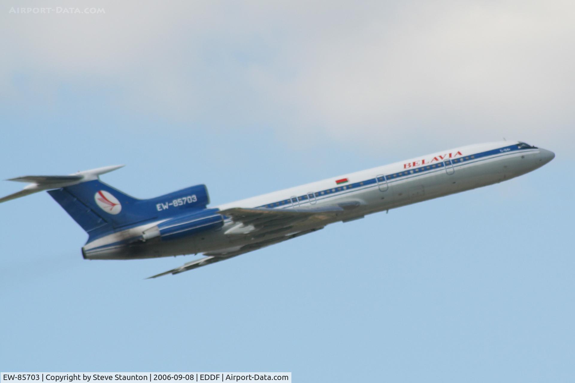 EW-85703, 1991 Tupolev Tu-154M C/N 91A878, Taken at Frankfurt September 2006