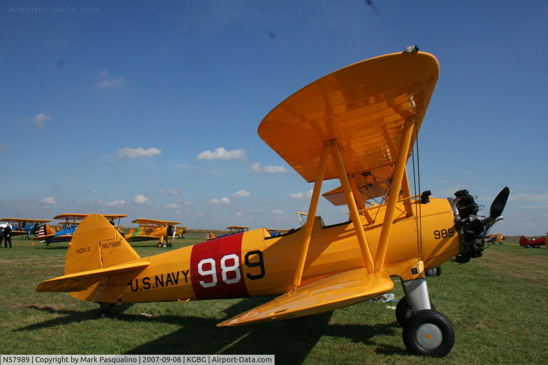 N57989, Boeing A75N1(PT17) C/N 75-3729, Stearman
