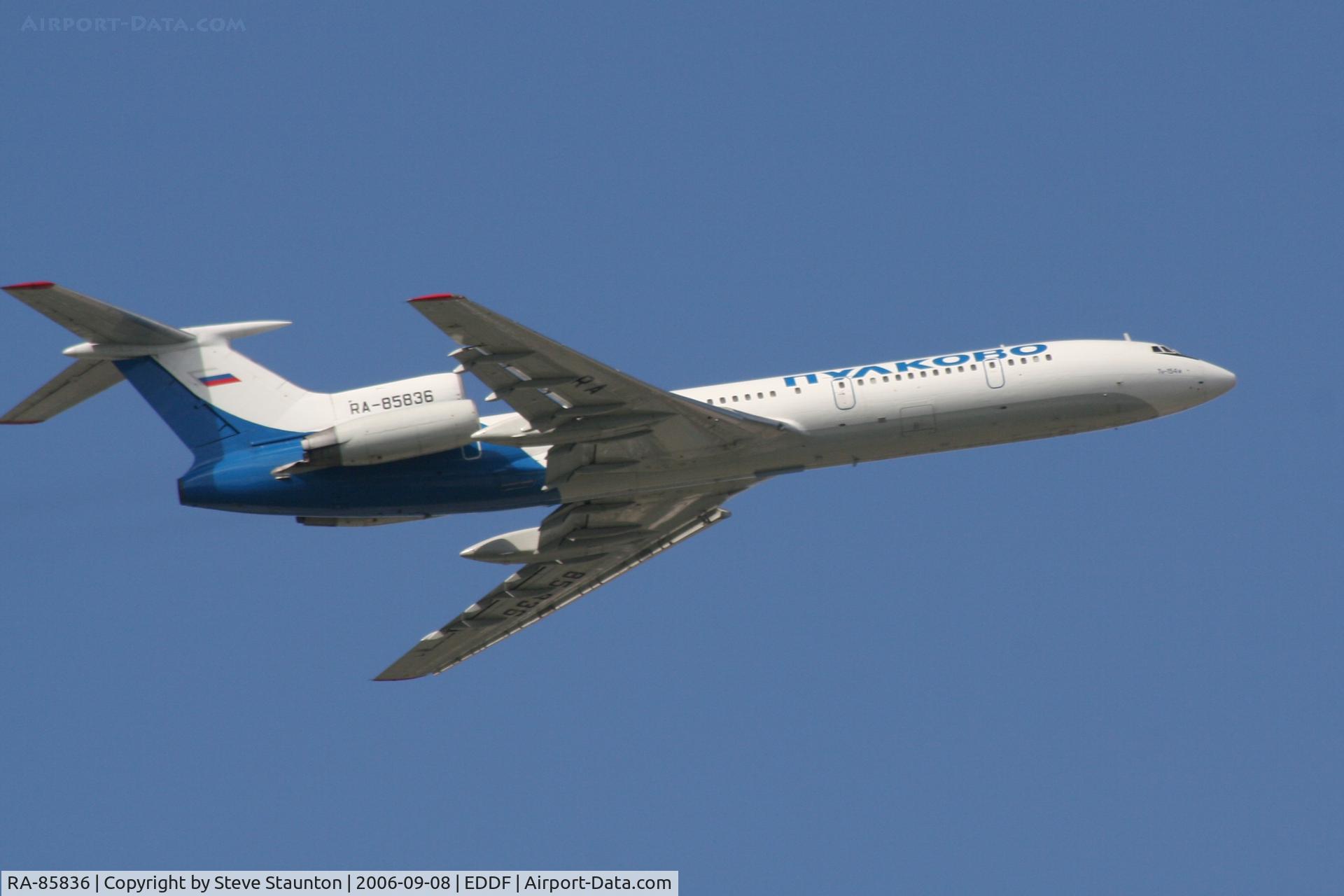 RA-85836, 1998 Tupolev Tu-154M C/N 98A1018, Taken at Frankfurt September 2006