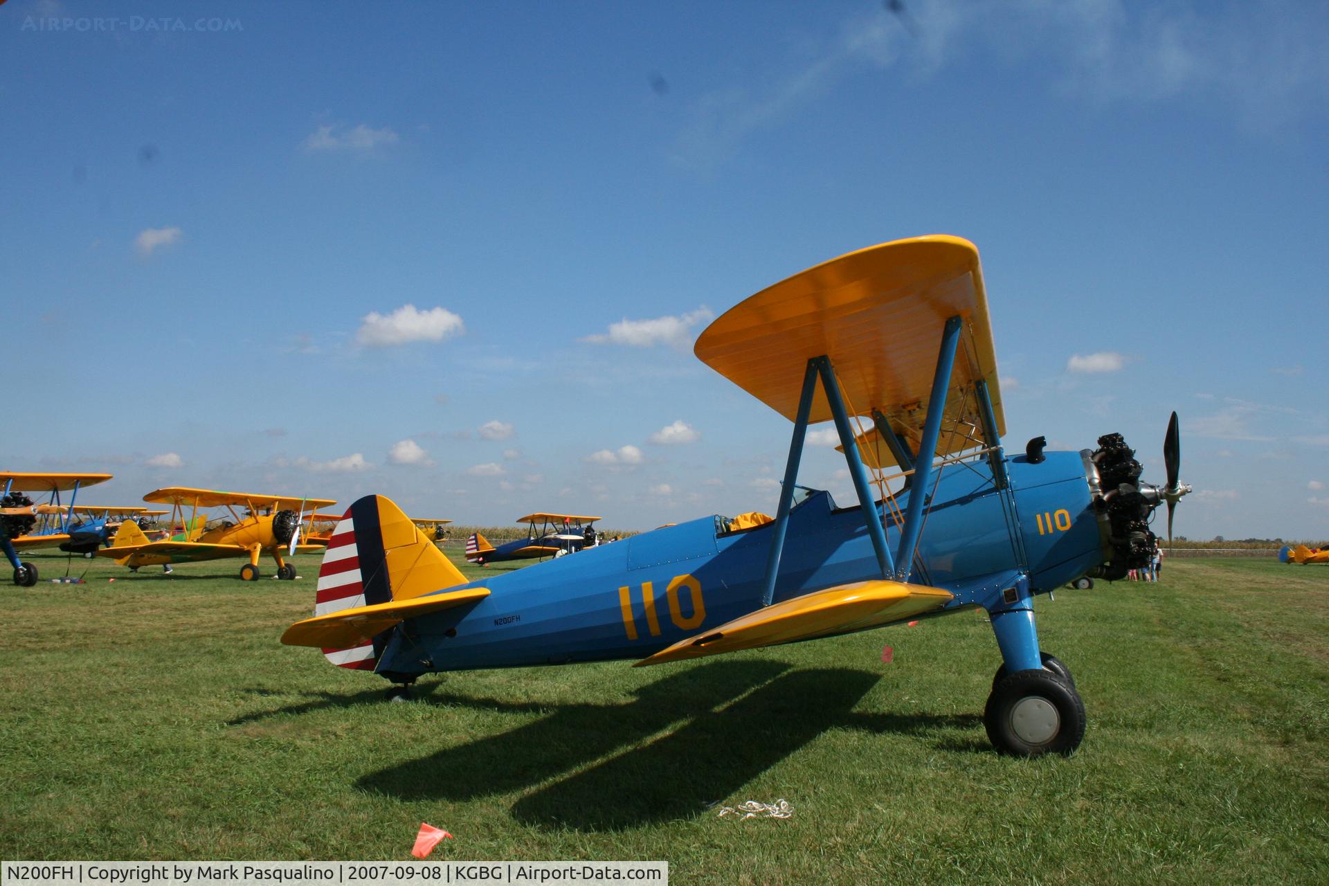N200FH, 1941 Boeing A75N1 (PT-17) C/N 75-2143, Stearman