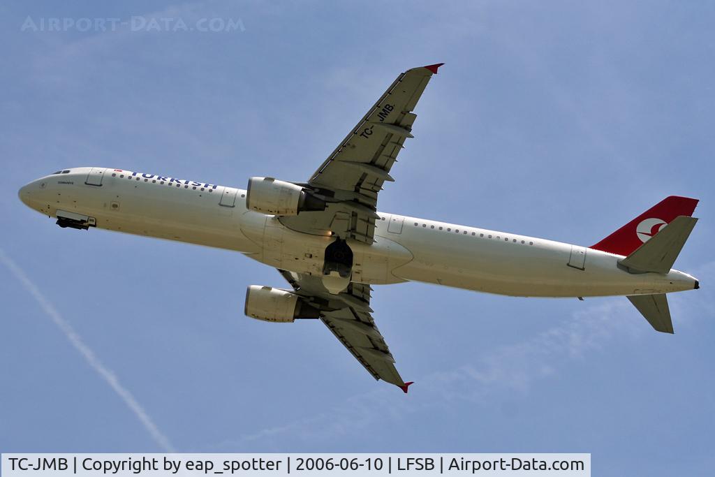 TC-JMB, 1995 Airbus A321-111 C/N 541, departing to IST