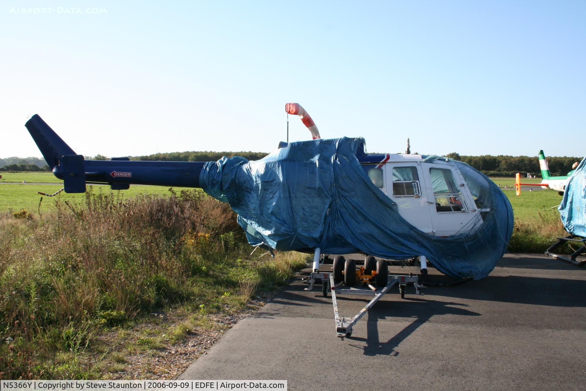 N5366Y, MBB Bo-105S C/N S-782, Taken at Egelsbach September 2006