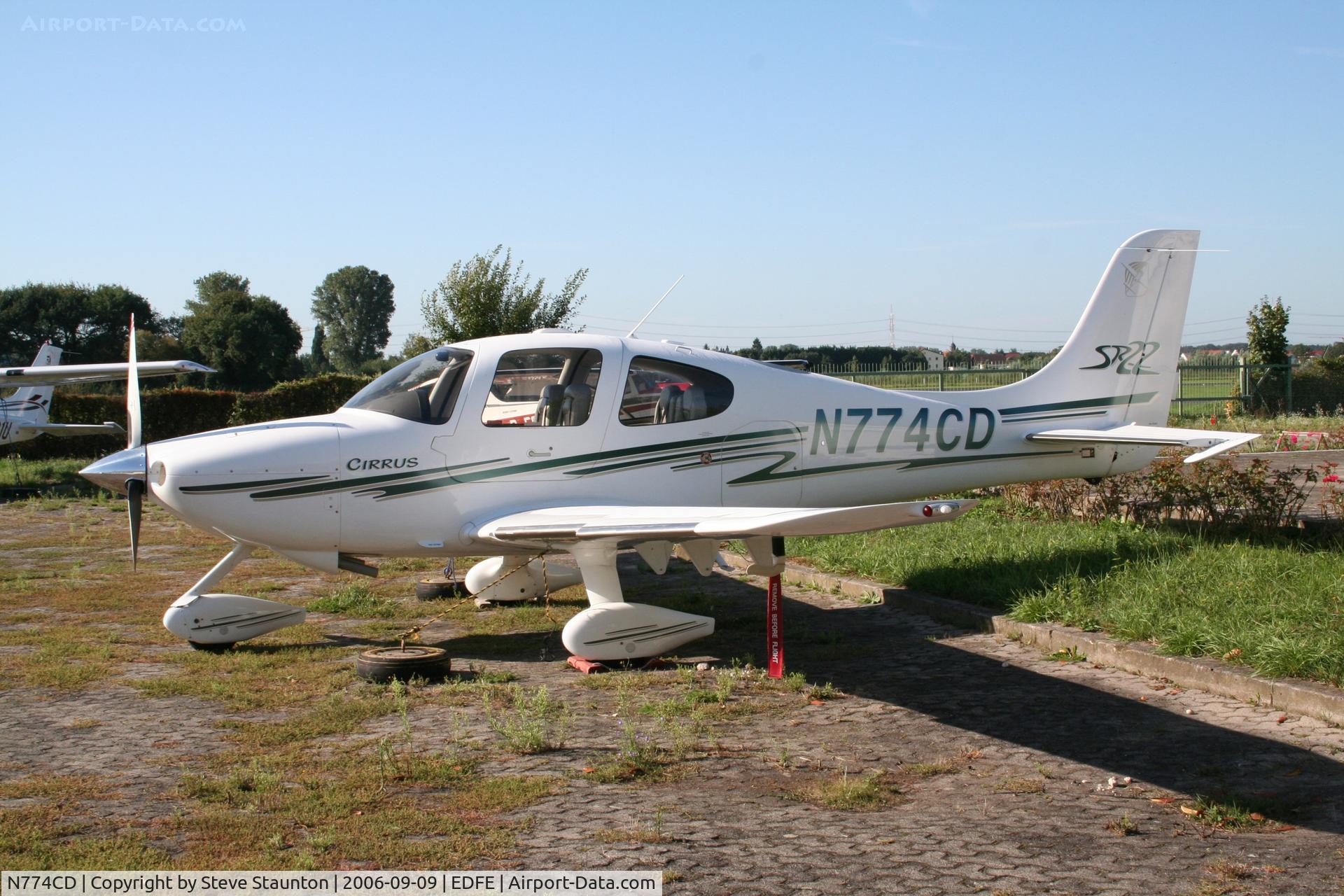 N774CD, 2003 Cirrus SR22 C/N 0786, Taken at Egelsbach September 2006