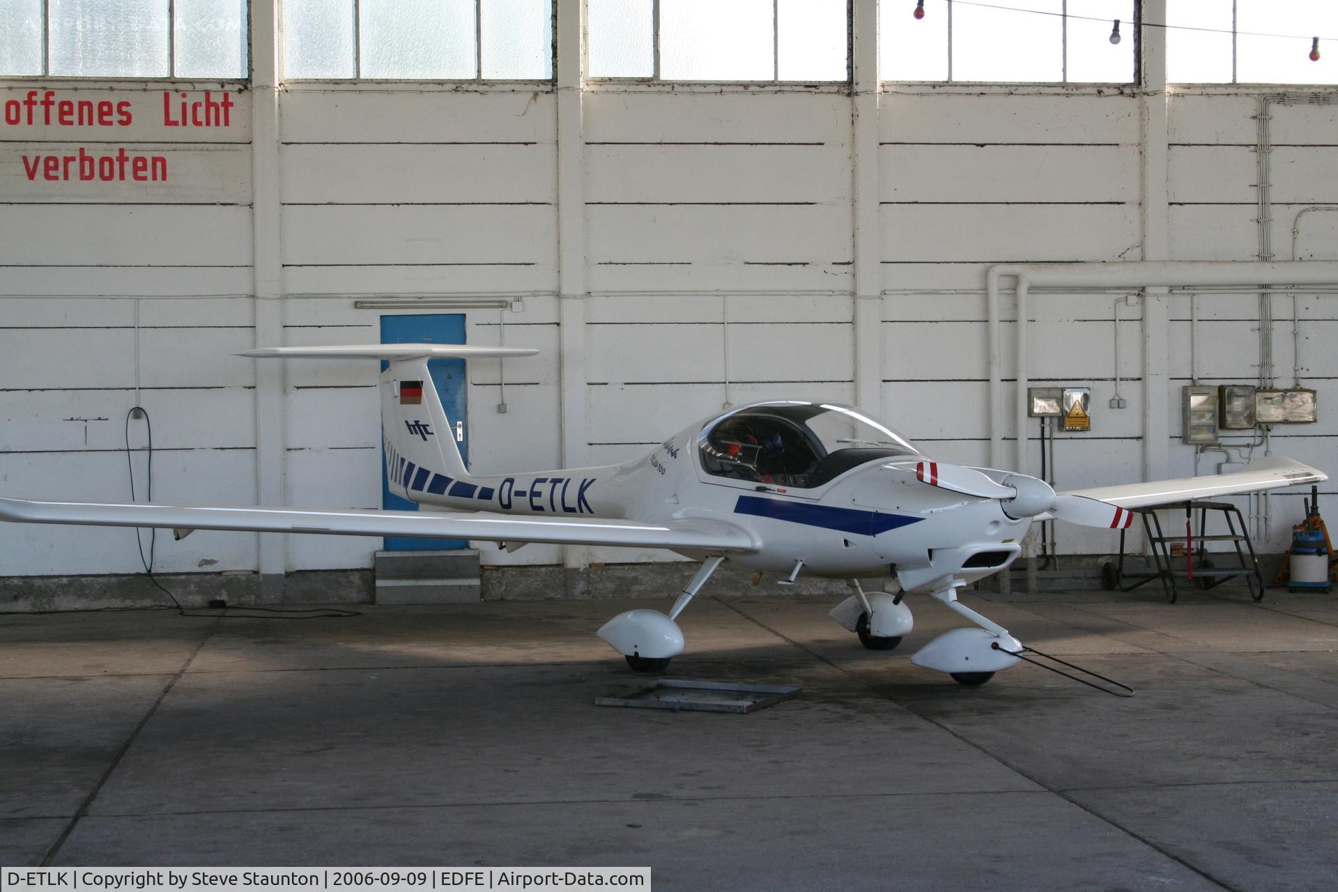 D-ETLK, 1997 Diamond DA-20-100 Katana 100 C/N 10293, Taken at Egelsbach September 2006