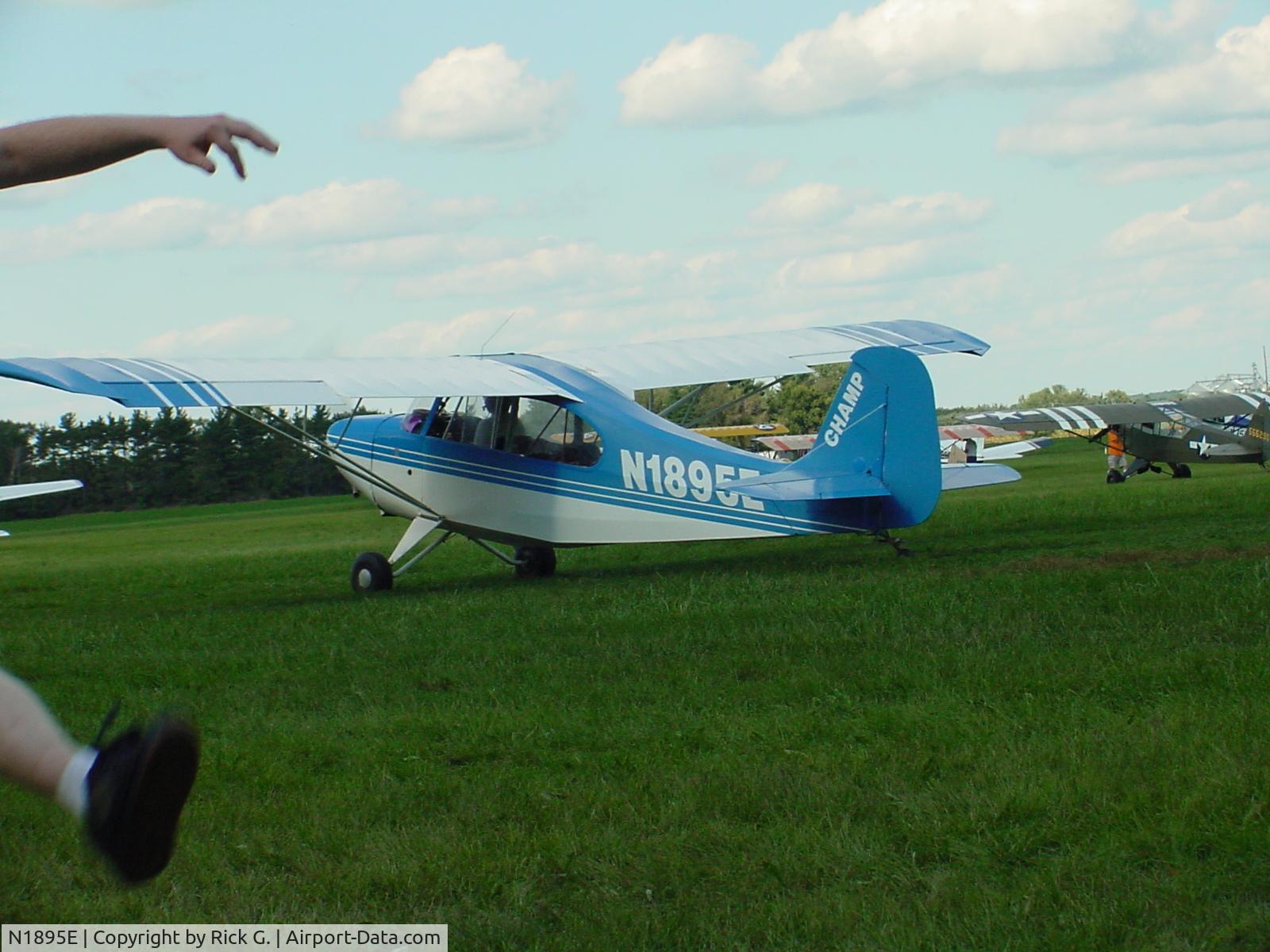 N1895E, 1946 Aeronca 7AC Champion C/N 7AC-5458, Champ 95E