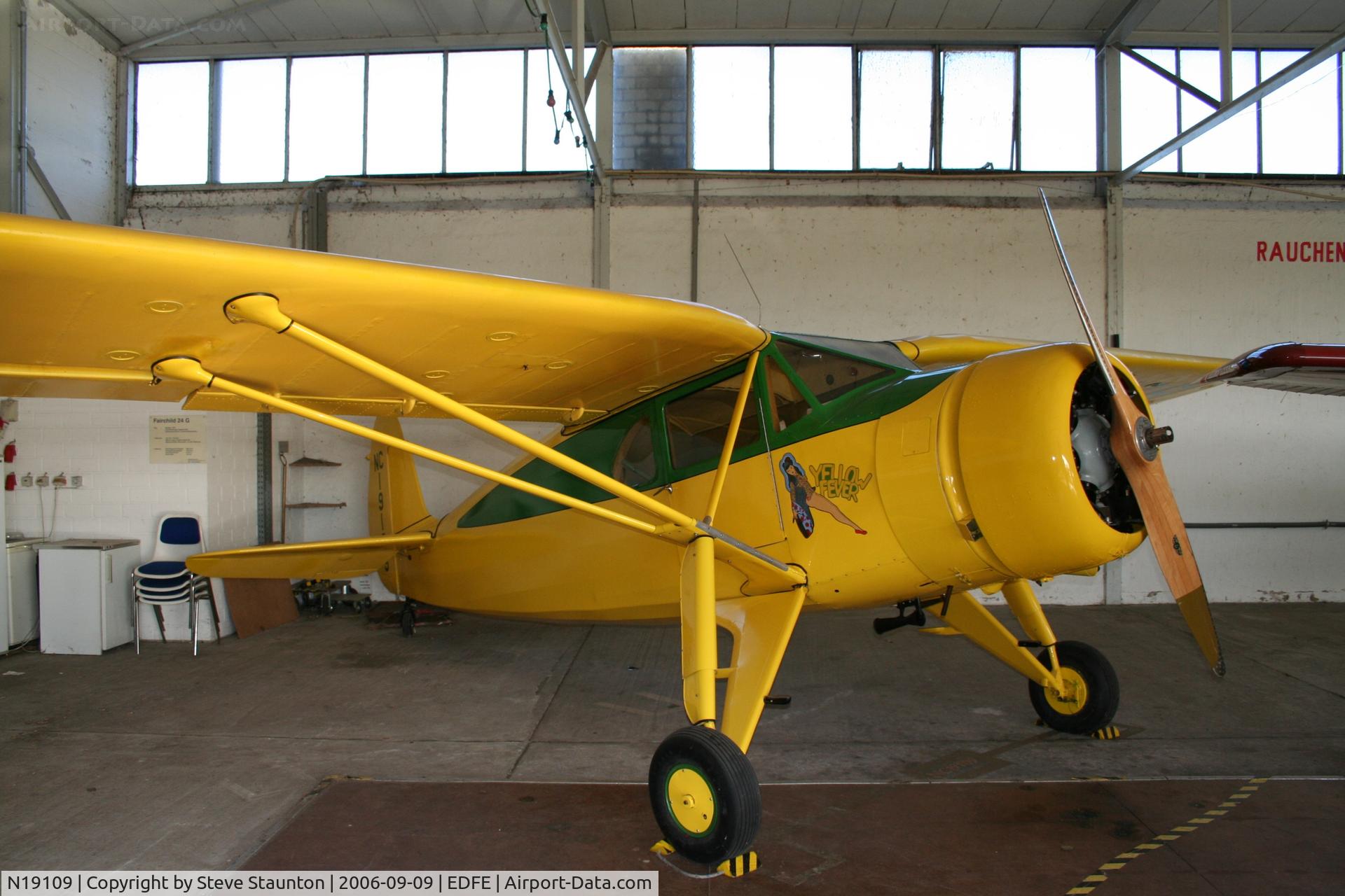 N19109, 1937 Fairchild 24 G C/N 2974, Taken at Egelsbach September 2006
