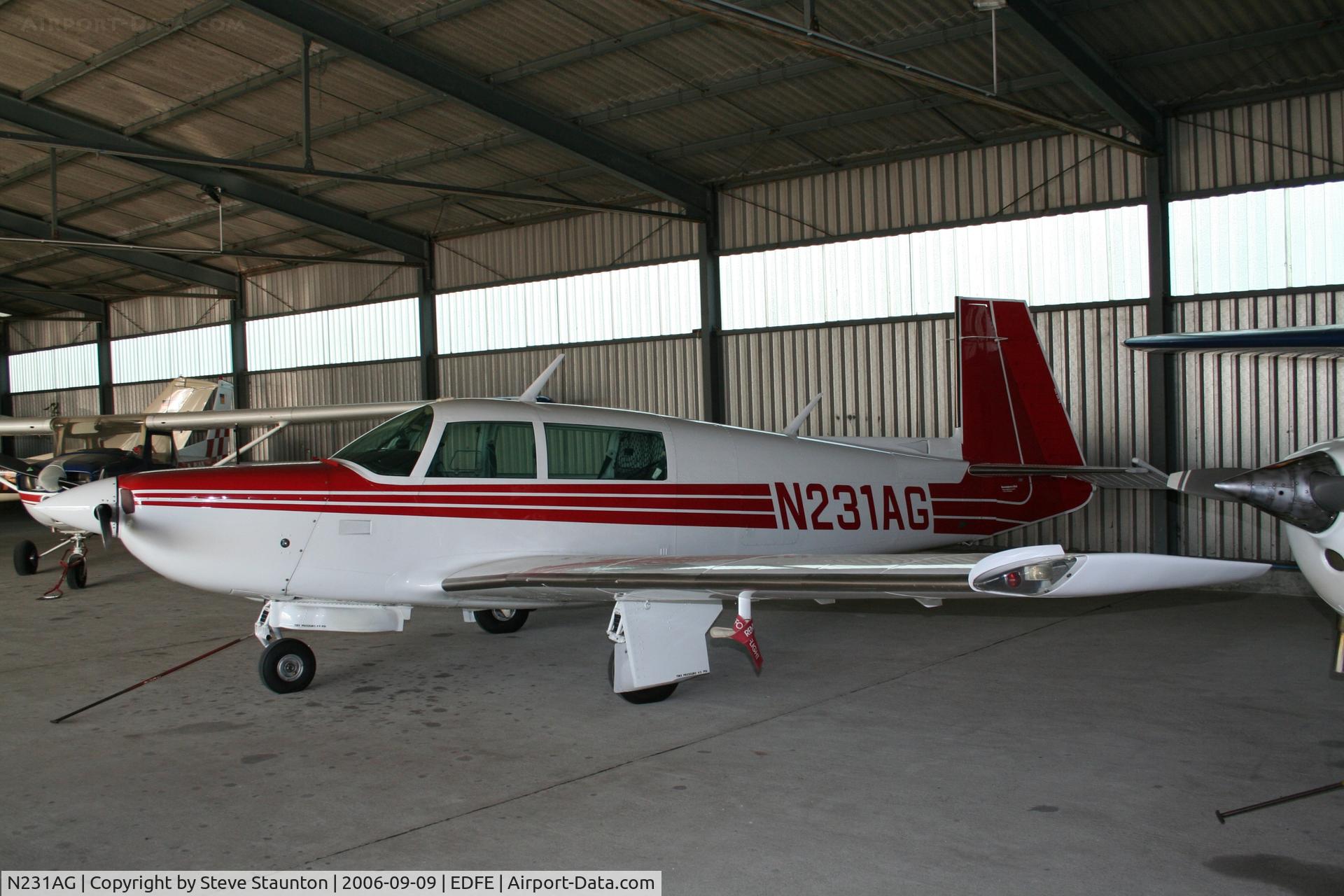 N231AG, 1979 Mooney M20K C/N 25-0062, Taken at Egelsbach September 2006
