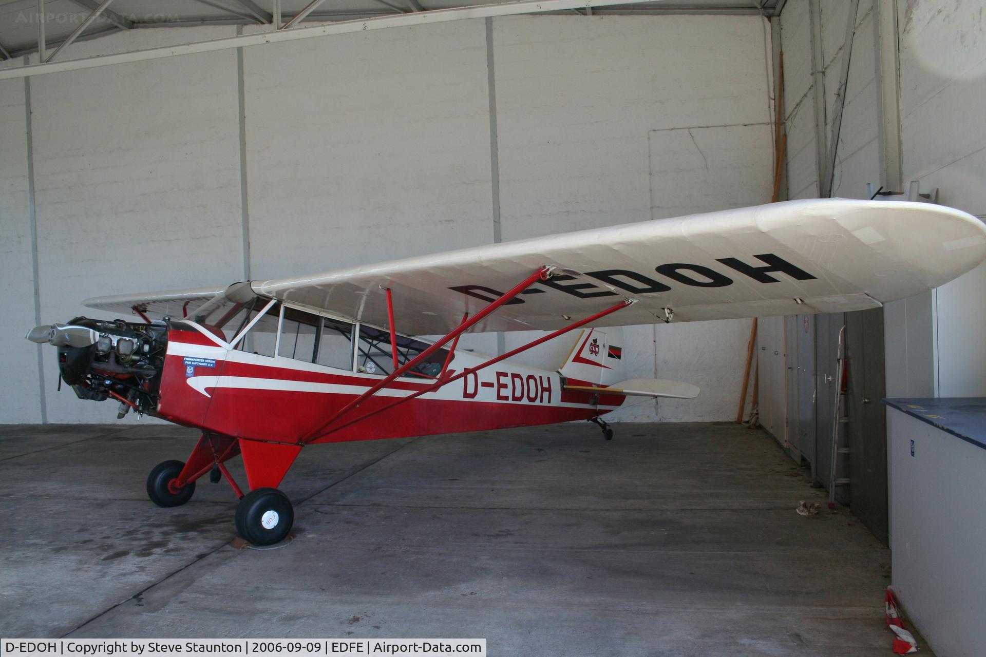 D-EDOH, 1943 Piper J3C-65 Cub Cub C/N 10612, Taken at Egelsbach September 2006