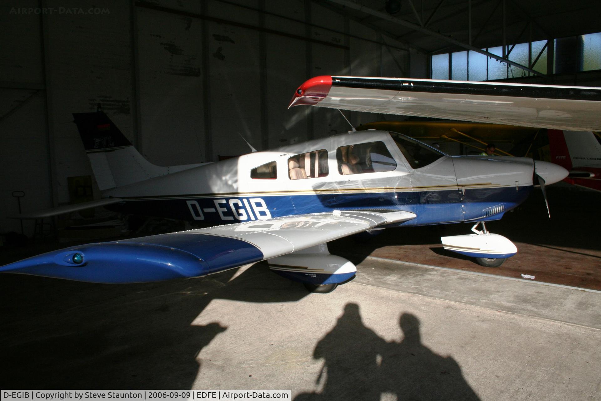 D-EGIB, 1980 Piper PA-28-181 Cherokee Archer II C/N 28-8190017, Taken at Egelsbach September 2006