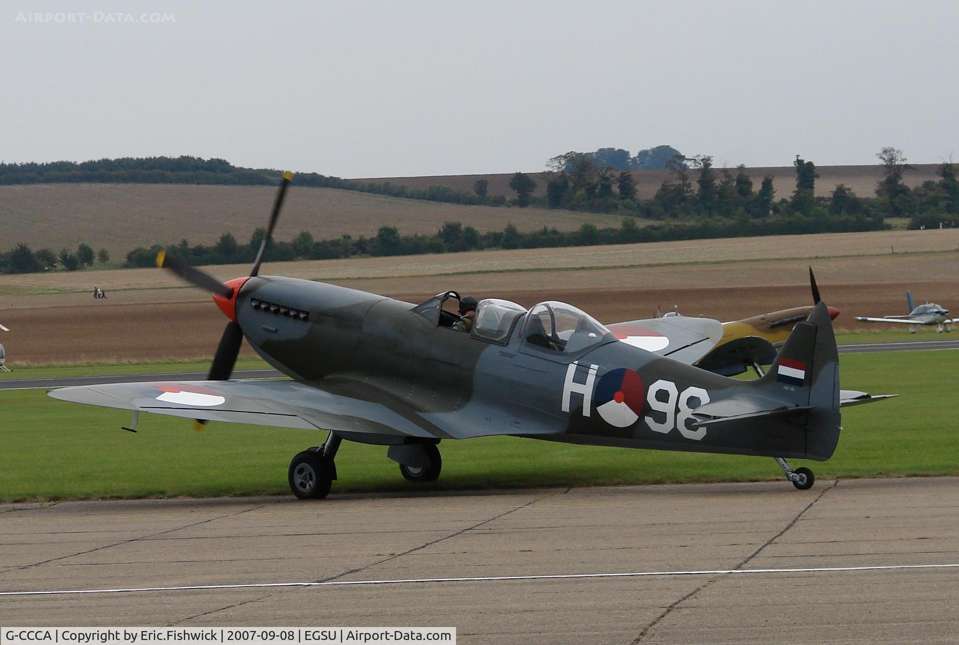 G-CCCA, 1944 Supermarine 509 Spitfire TR.IXc C/N CBAF.9590, 1. G-CCCA at Duxford September Airshow