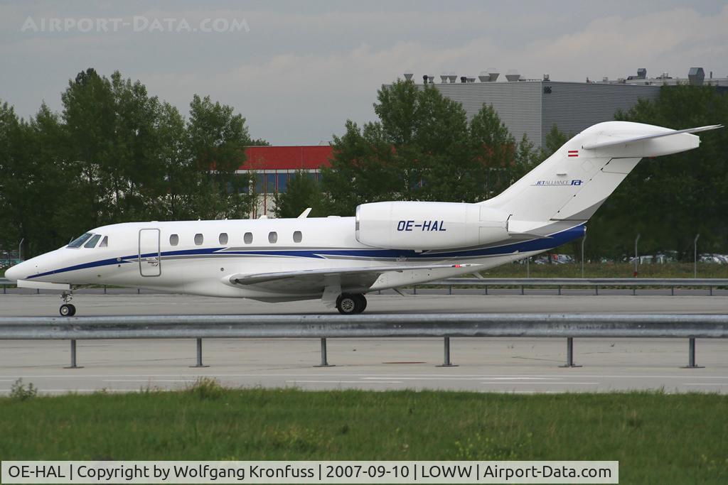 OE-HAL, 2006 Cessna 750 Citation X Citation X C/N 750-0259, JetAlliance