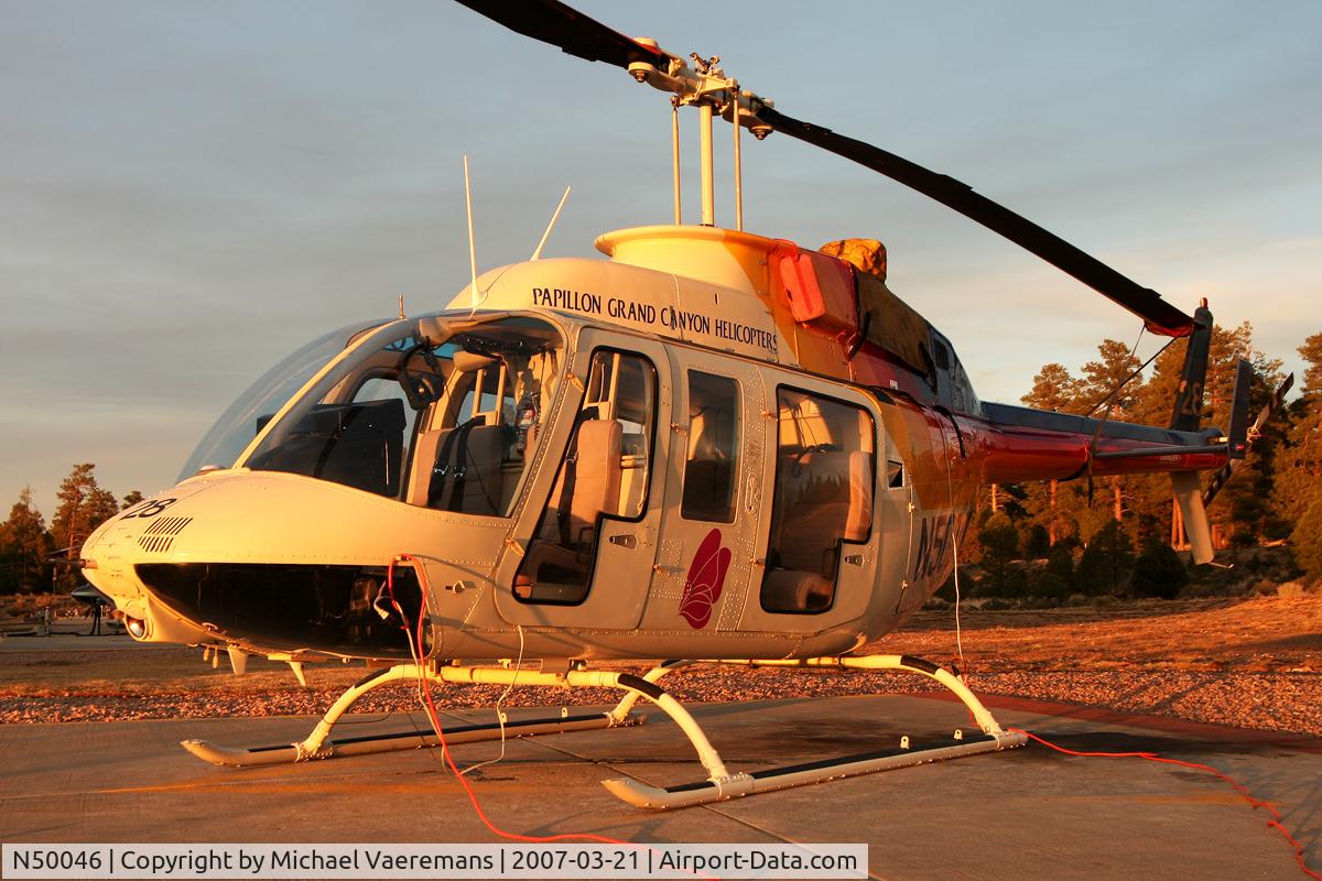 N50046, 1978 Bell 206L-1 LongRanger II C/N 45173, Late evening...