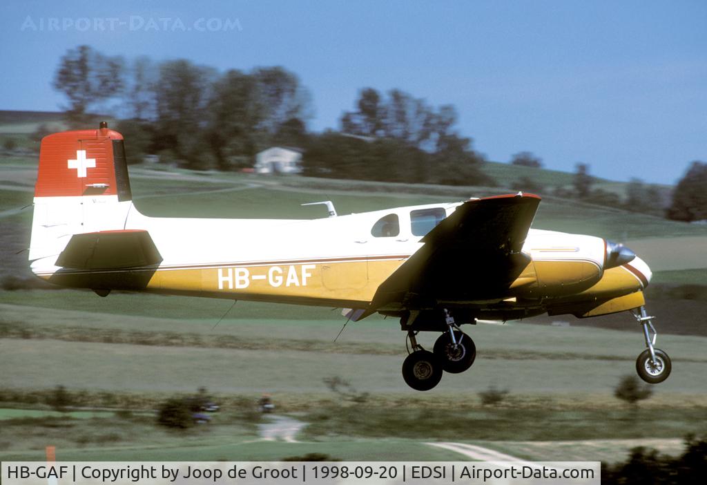 HB-GAF, 1955 Beech C-50 Twin Bonanza C/N CH-144, Sold as N207AF