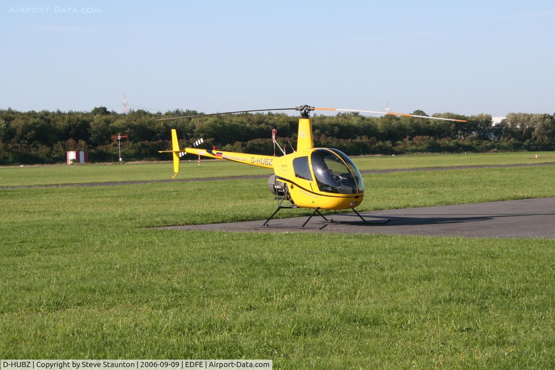 D-HUBZ, Robinson R22 C/N 3327, Taken at Egelsbach September 2006