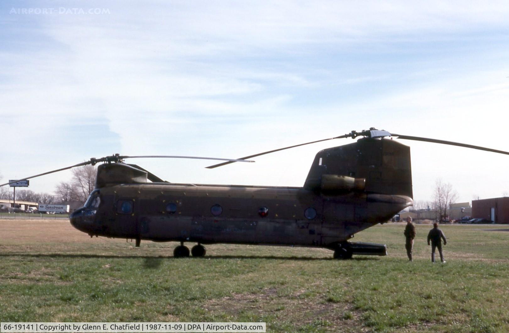 66-19141, 1967 Boeing Vertol CH-47B Chinook C/N B.399, CH-47B, later rebuilt as CH-47D