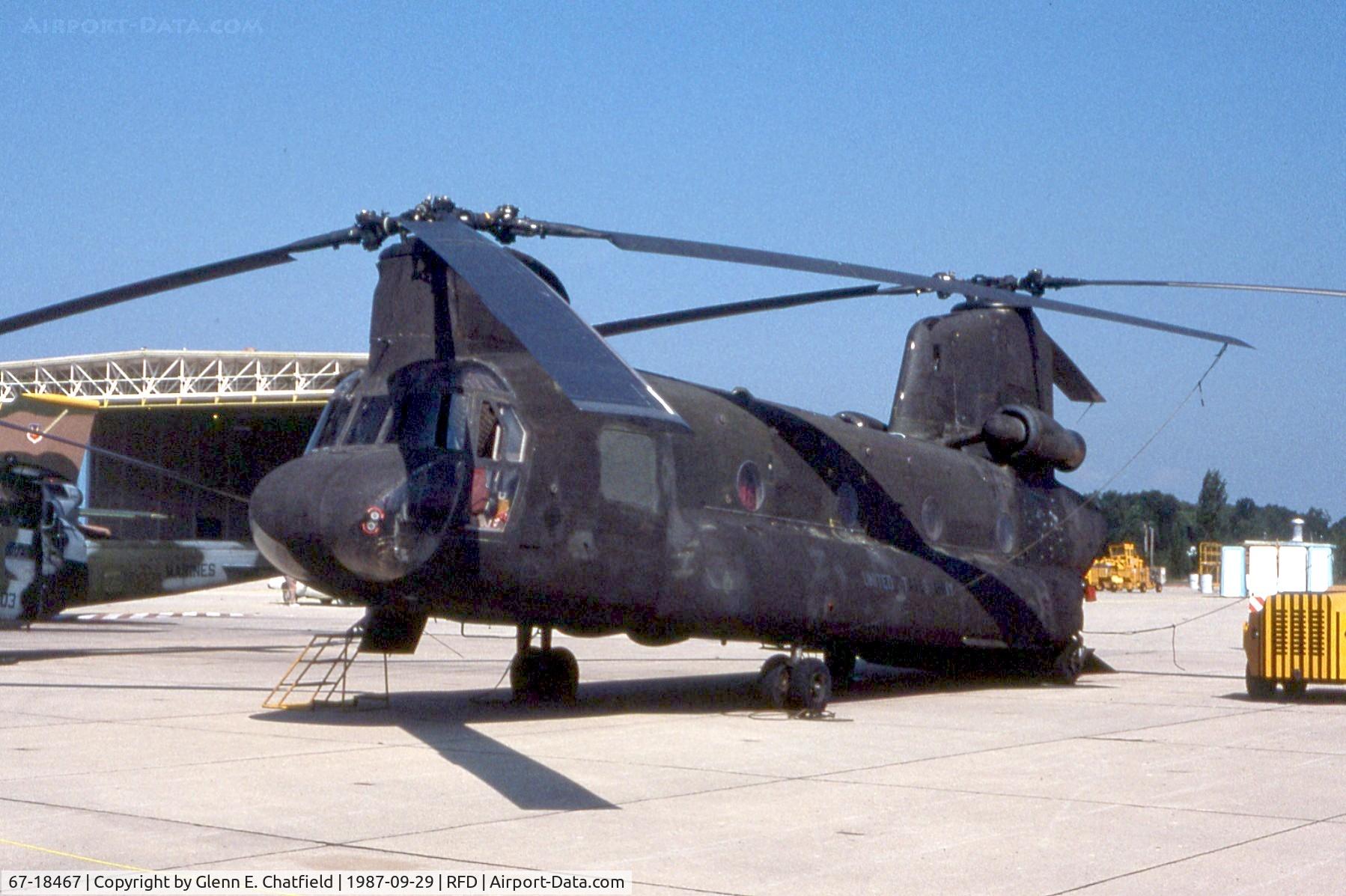 67-18467, 1967 Boeing Vertol CH-47B Chinook C/N B.437, CH-47B, later rebuilt as CH-47D