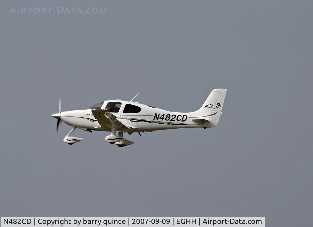 N482CD, 2005 Cirrus SR22 C/N 1482, HEADING FOR RW26