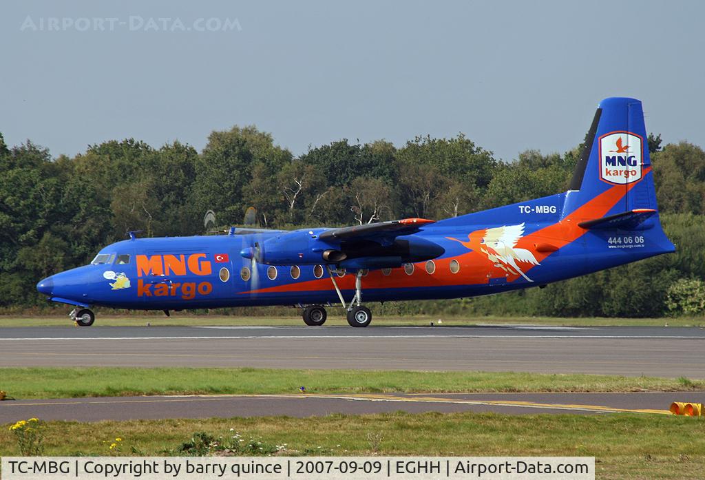 TC-MBG, 1971 Fokker F-27-500 Friendship C/N 10459, MNG kargo F-27