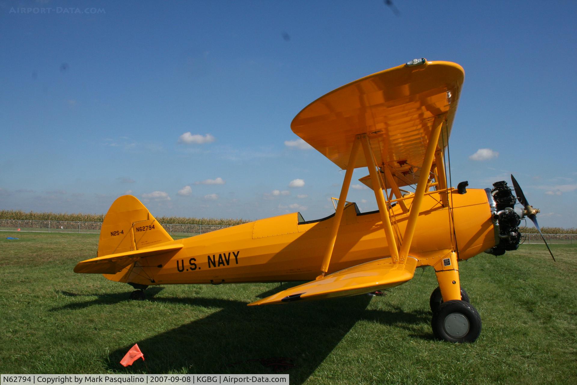 N62794, 1942 Boeing A75N1(PT17) C/N 75-4380, Stearman