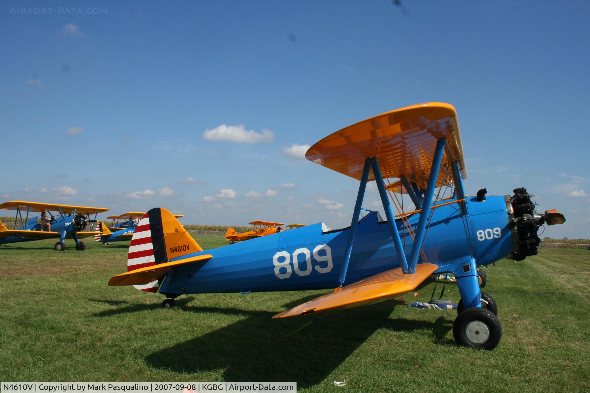 N4610V, 1940 Boeing A75N1(PT17) C/N 75-366, Stearman