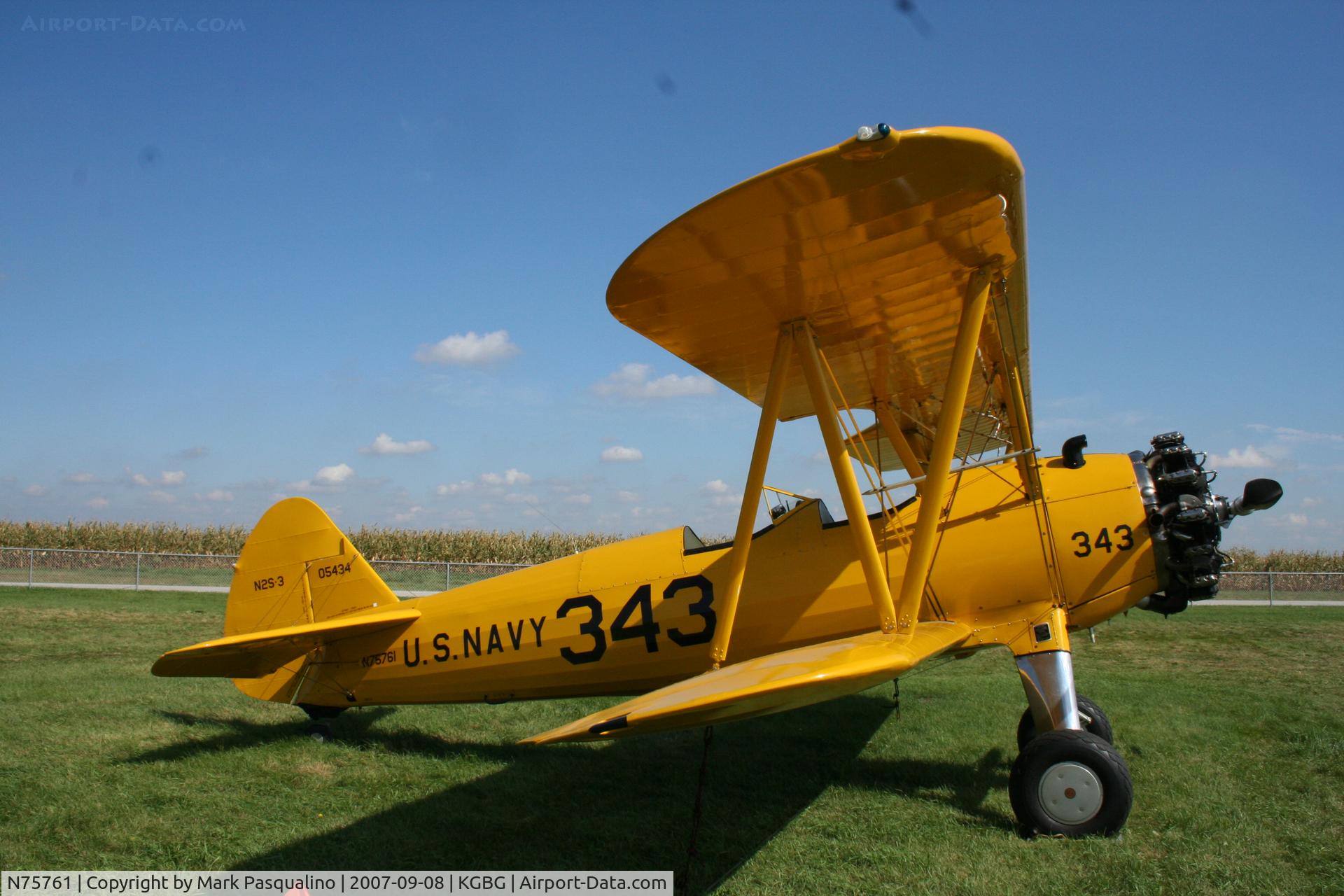 N75761, 1942 Boeing B75N1 C/N 75-6608, Stearman